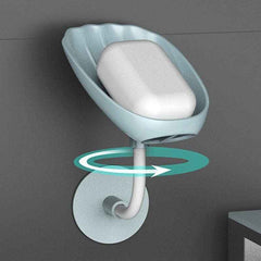 Self-Draining Soap Dish – Wall Mounted, No Drill | VelvetBubbles