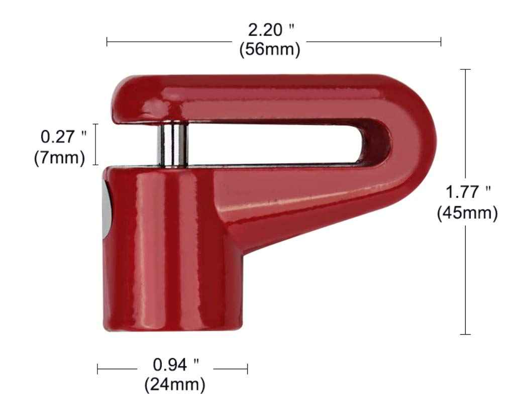 Motorcycle Disc Lock – Heavy Duty Anti-Theft Wheel Security | AutoSafeo