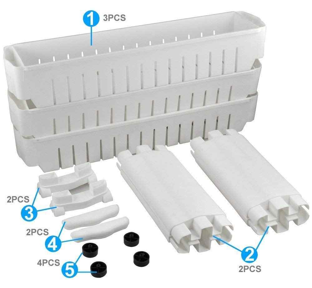 Slim Storage Rack – 3-Tier Multipurpose Shelf | Organivo