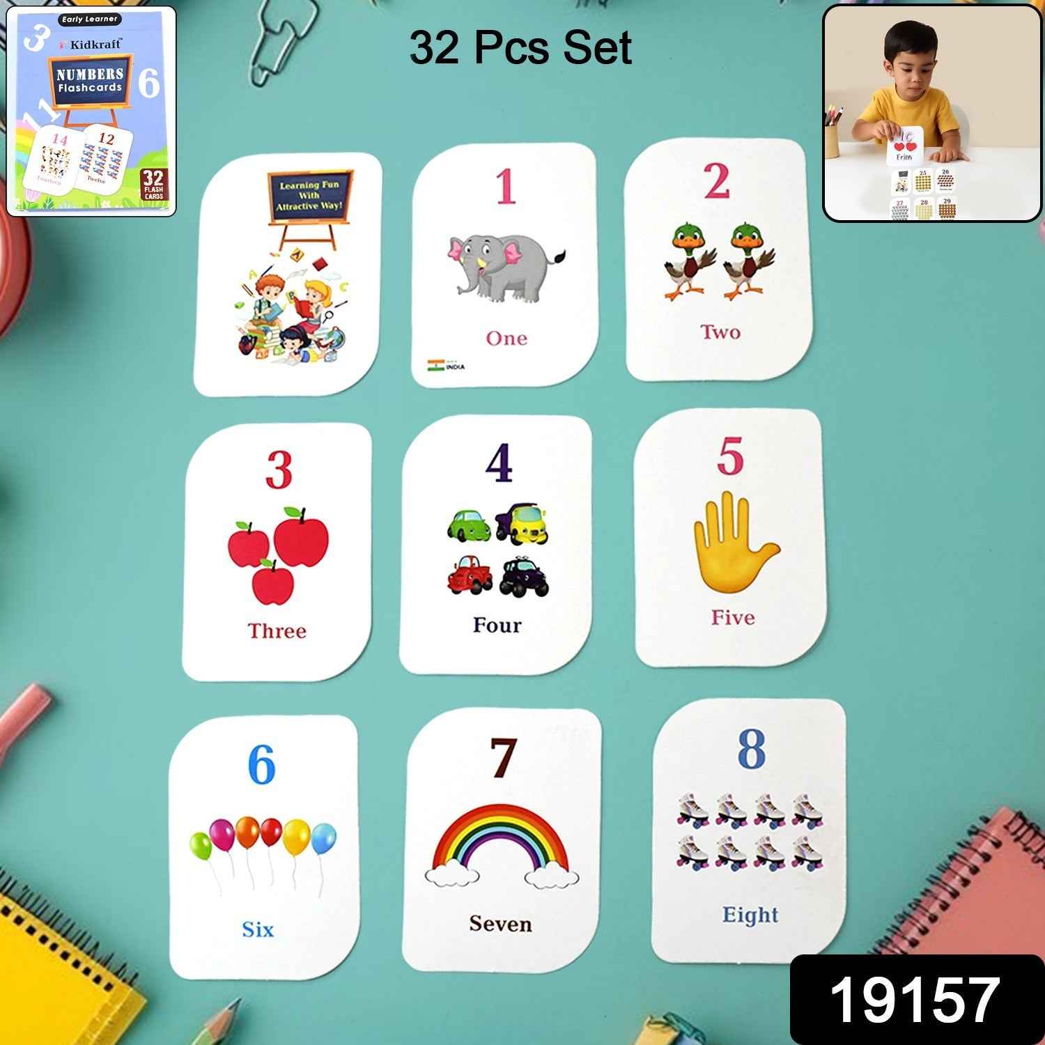 Number Flashcard Set – Fun Early Math Learning for Toddlers
