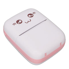 Pocket Mini Printer shown alongside common items for scale, emphasizing its portable and compact size.