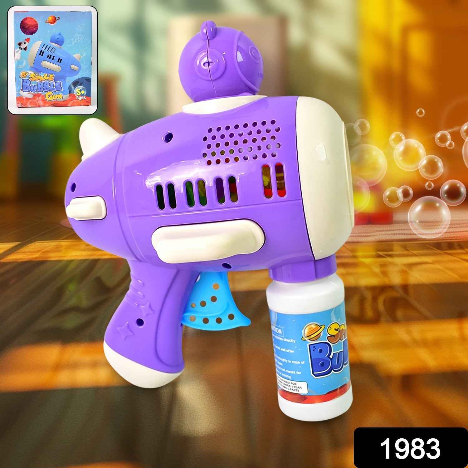 Bubble Gun Toy – Automatic LED Leak-Proof Fun for Kids | Aditi