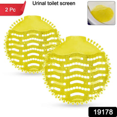 Urinal Screen Deodorizer Mat – Anti-Splash Odor Control (2 Pc Set)