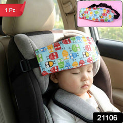 Baby Car Seat Head Support Strap – Adjustable Padded Comfort