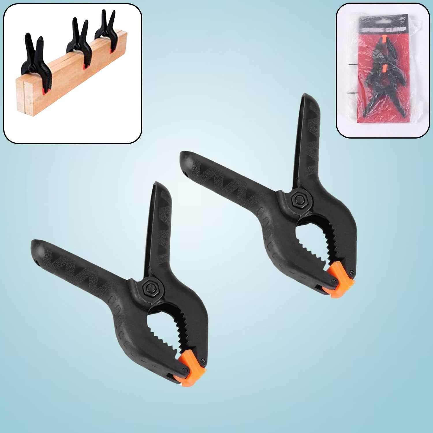 Spring Clamps for Screen Repair – 3-inch Heavy Duty (2 Pc) | Wagtail