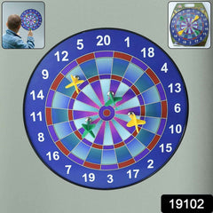 Magnetic Dartboard – Safe Indoor Game Set with 4 Colorful Darts
