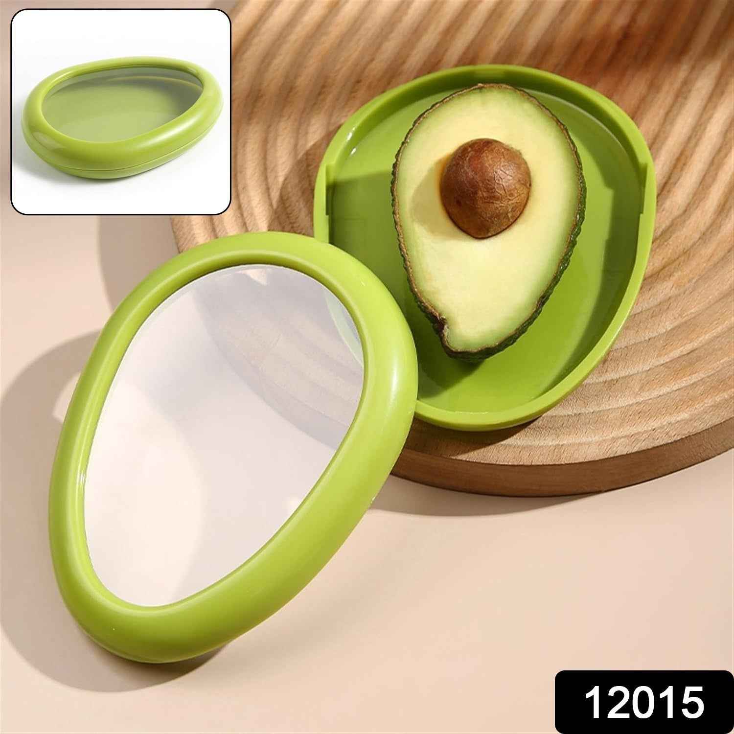 Green Oval Vegetable Container Ð Keeps Produce Fresh & Organized