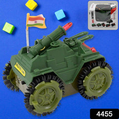 Tumbling Tank Toy Car – Lights, Sound & Action | Inventive Play