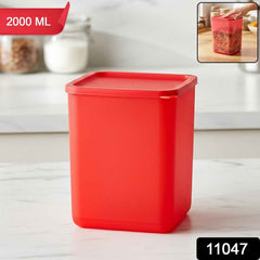 Matt Finish Storage Container – Stylish 2000ml Kitchen Organizer