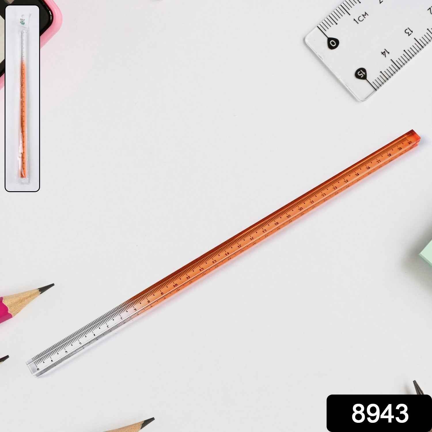 Acrylic Rulers Ð Precise 30 cm Measurement for Crafts & Learning