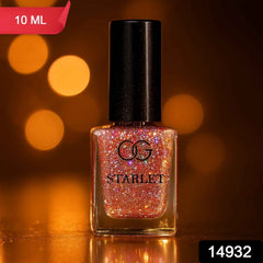Metallic Rose Glitter Nail Paint – Sparkling Long-Lasting Shine