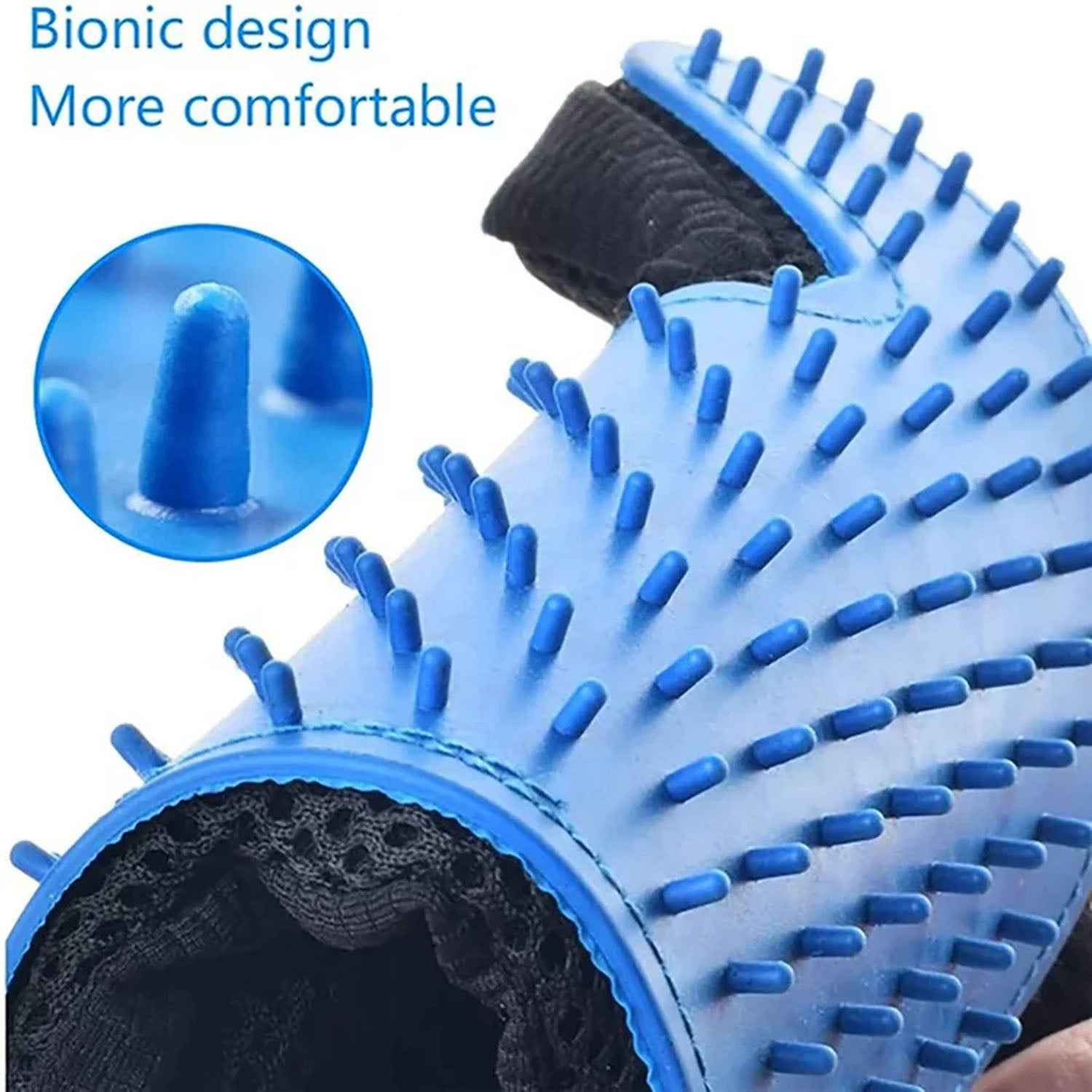 Pet Grooming Deshedding Glove – Gentle Fur Removal & Massage