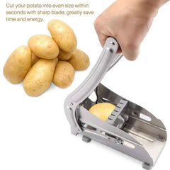 French Fries Cutter – Potato Chips Maker with 2 Blades | ChefAura
