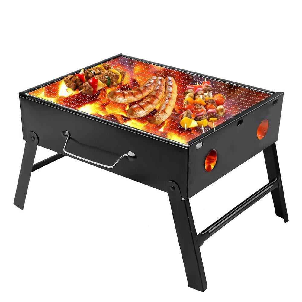 Folding Charcoal Grill – Portable Carbon Steel BBQ | Siplix