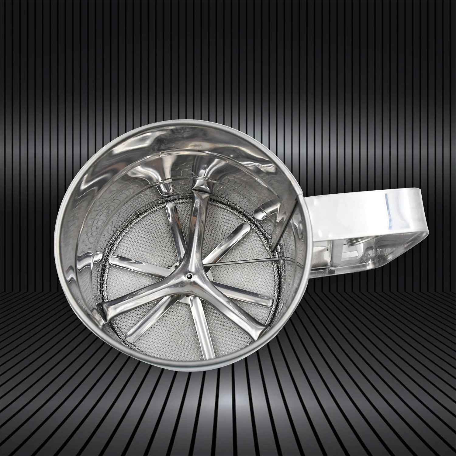 Flour Sifter – Stainless Steel Handheld Sieve |