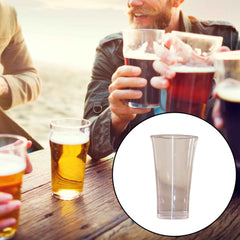 Transparent Plastic Drinking Glasses – Durable Set of 6 | Serve Stellar
