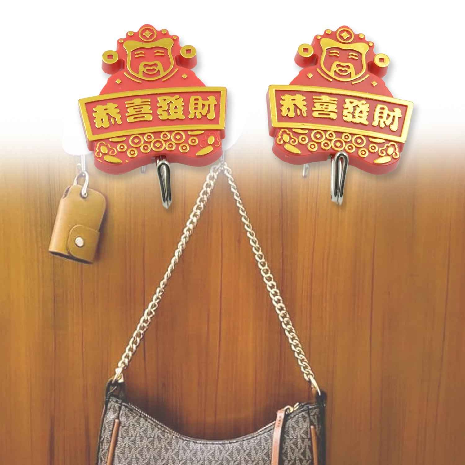 Self-Adhesive Hooks – Heavy Duty Wall Hooks (2 Pc) | Bathora