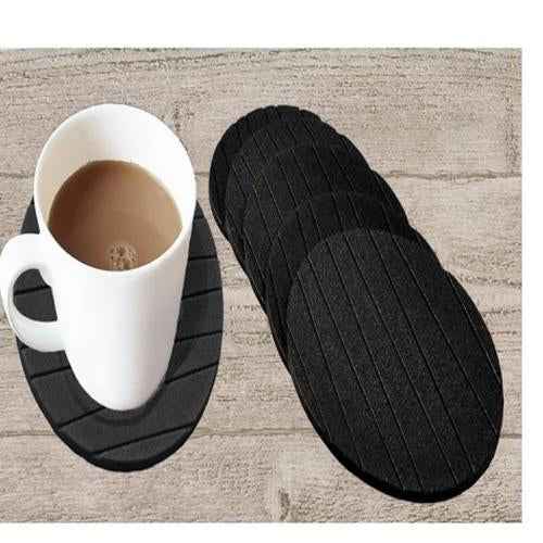 Silicone Coasters (6 Pcs) – Heat-Resistant Round Mats | Styleva