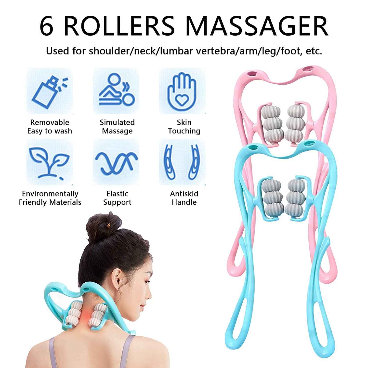 Neck & Shoulder Massager – Portable Pain Relief | Indo Glow