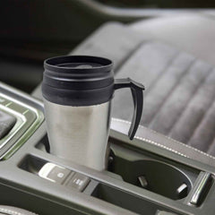 Insulated Coffee Mug – Stainless Steel Double Wall, With Lid & Handle | Mug Wala