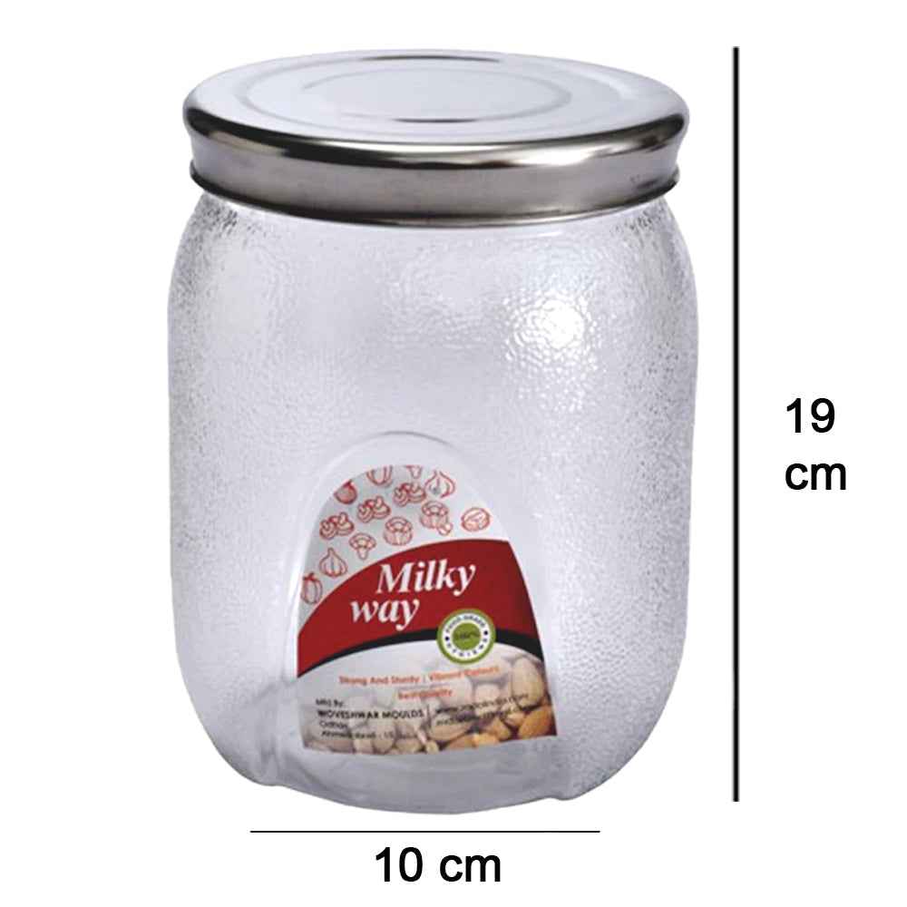 Plastic Mason Jar 2000ml – Airtight Food Storage | Gambit