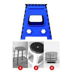 Plastic Step Stool – 18-Inch Foldable, Portable & Strong | Tidy Table