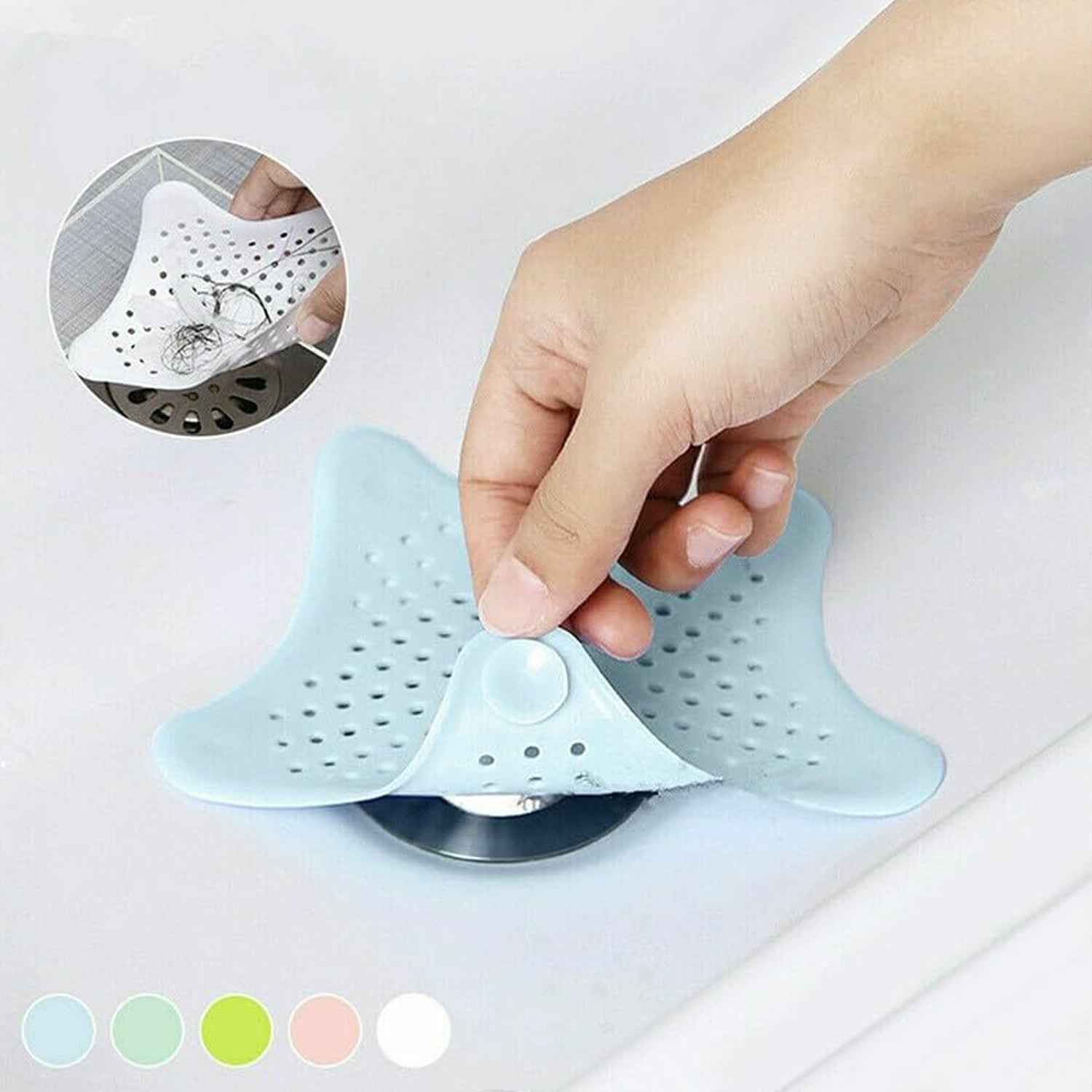 Sink Strainer – Star Design Hair Catcher for Drains | ShineCrest