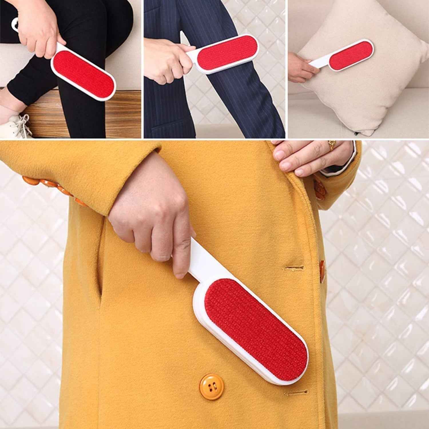 Pet Hair Remover – Double-Sided Self-Cleaning Brush | Waggy Tales