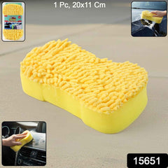Microfiber Car Washing Sponge Ð Dual-Surface & Scratch-Free Finish
