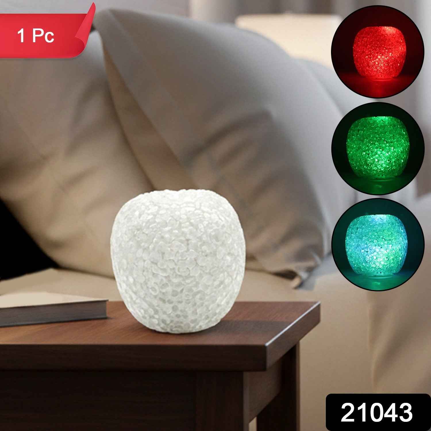 LED Crystal Table Lamp – Colour-Changing Ambient Glow