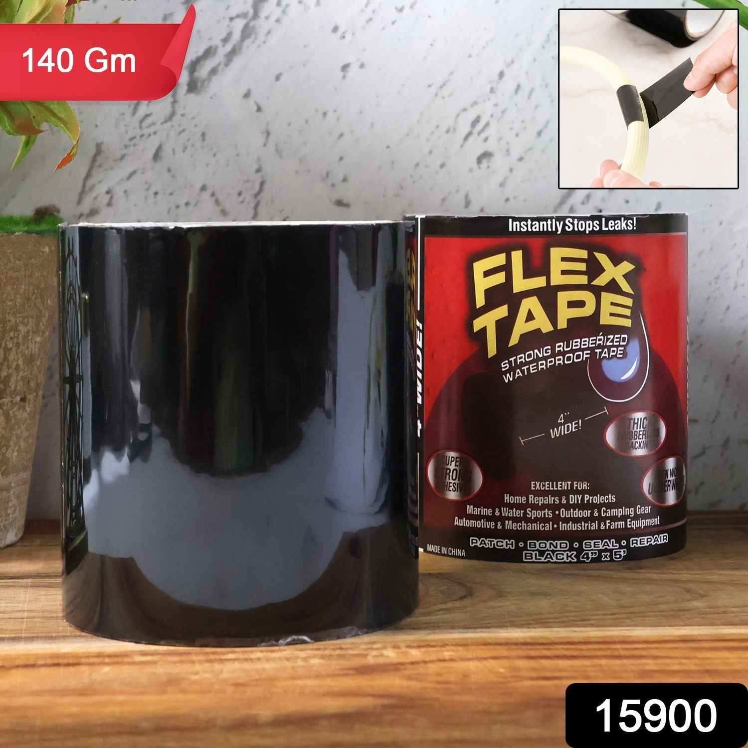 Flex Tape Waterproof Repair Tape – Heavy-Duty Leak Seal (140g)
