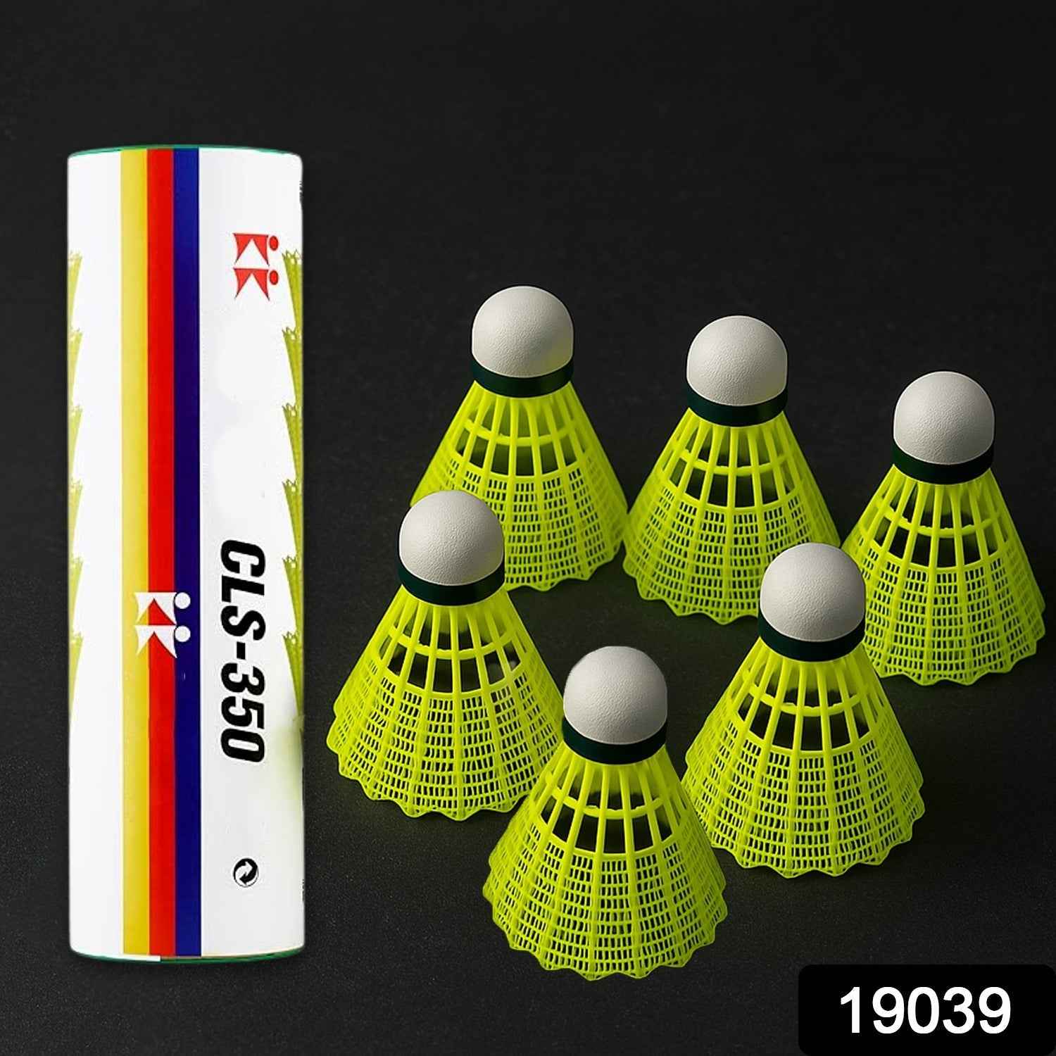 Plastic Shuttlecock – Durable & Consistent Flight (6 Pcs Set)