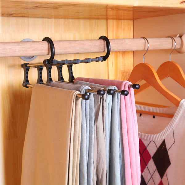 Trouser Hanger Organizer – Adjustable 5-in-1 Space Saver | Organivo