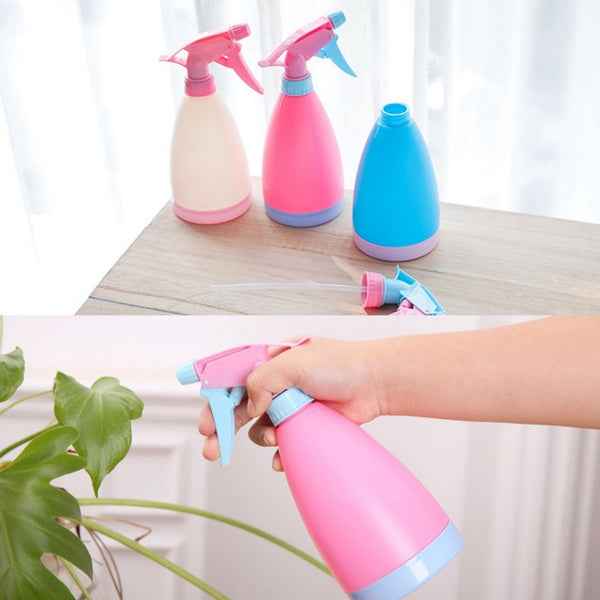 Ergonomic water spray bottle, perfect for home and garden tasks.