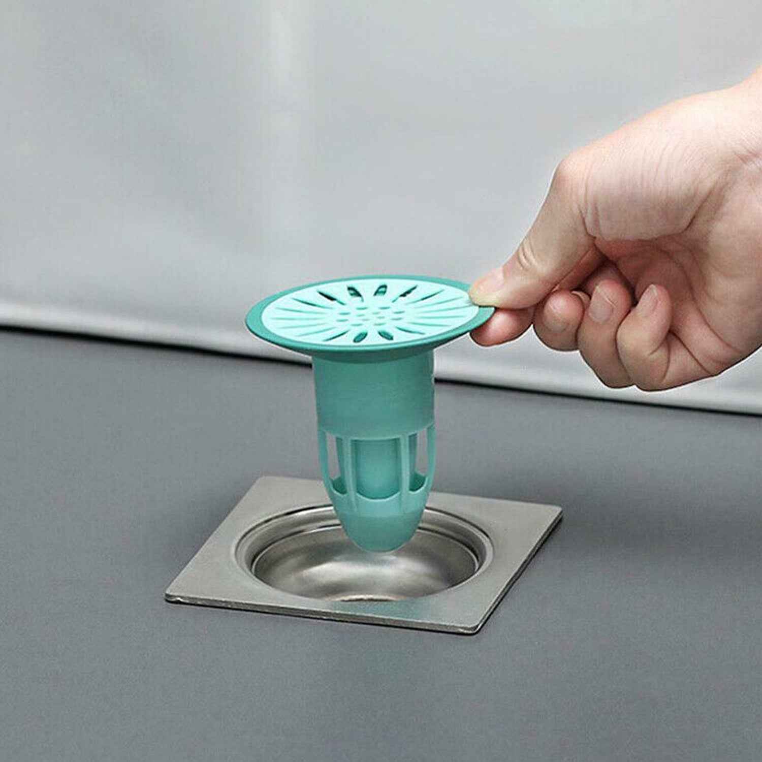 Silicone Floor Drain Stopper – Anti-Odor Hair Trap | Calm & Curl