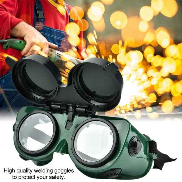 Welding Goggles – Flip-Up Safety, Adjustable Strap | BoltForce
