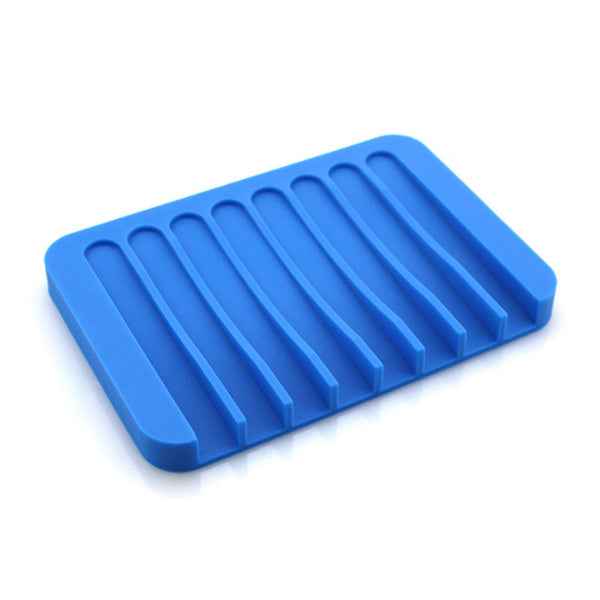 Silicone Soap Holder – Self-Draining Dish for Shower | VelvetBubbles