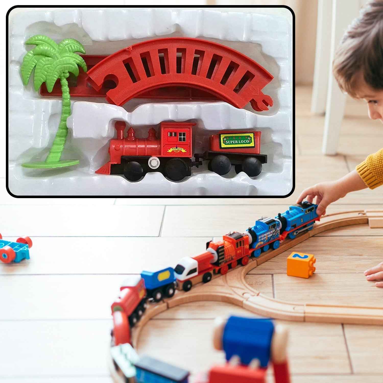 Mini Train Set for Kids – World Express Play Toy |