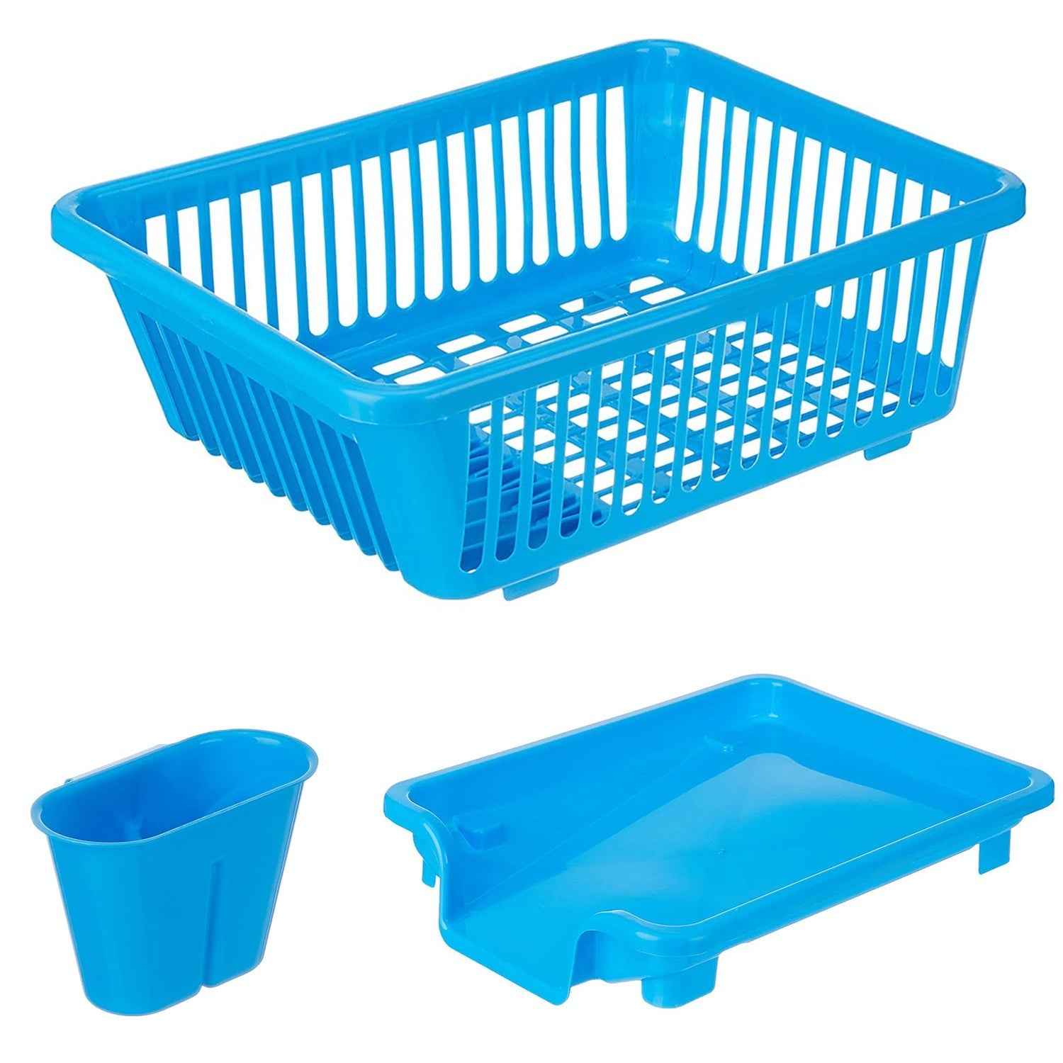 Dish Drainer Rack – Durable Plastic Kitchen Organizer | Lunchie Bunchie