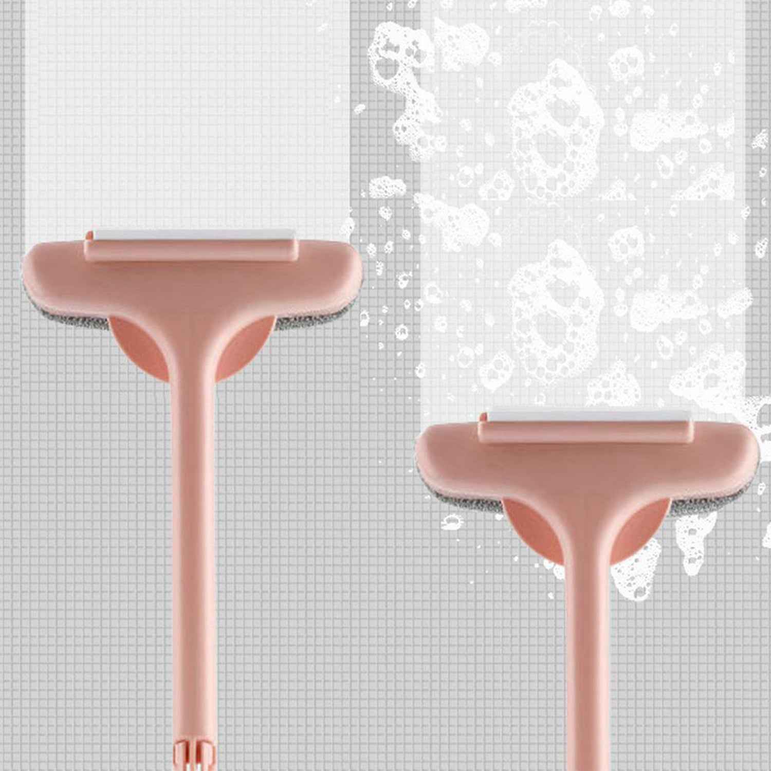 Mesh Cleaning Brush – 2-in-1 Window Wiper & Duster | Velvet Wipe