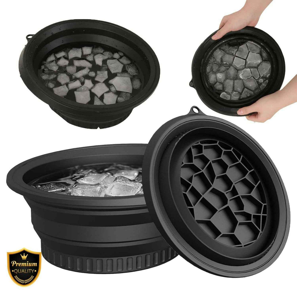 Foldable Ice Face Bowl Ð Instant Glow & Cooling Facial Therapy