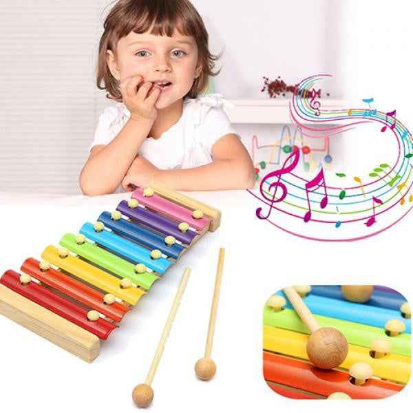 Wooden Xylophone Toy – 8-Note Musical Instrument for Kids | Aditi