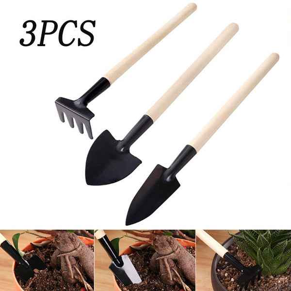 Kids Garden Tools Set – 3 Pcs Trowel, Shovel, Rake | Play & Move