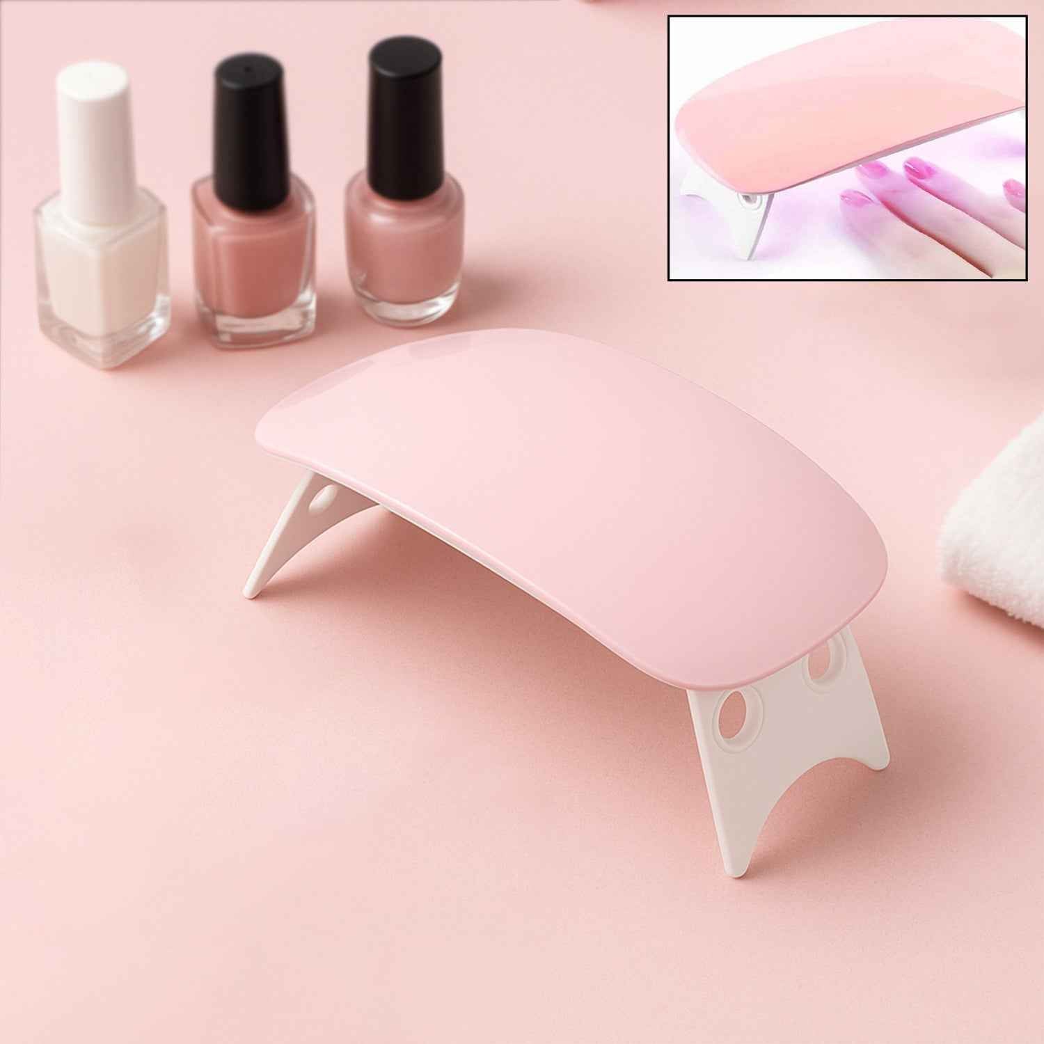 Gel Nail Dryer – Portable Mini UV LED Lamp for Salon Finish | AuriGlam