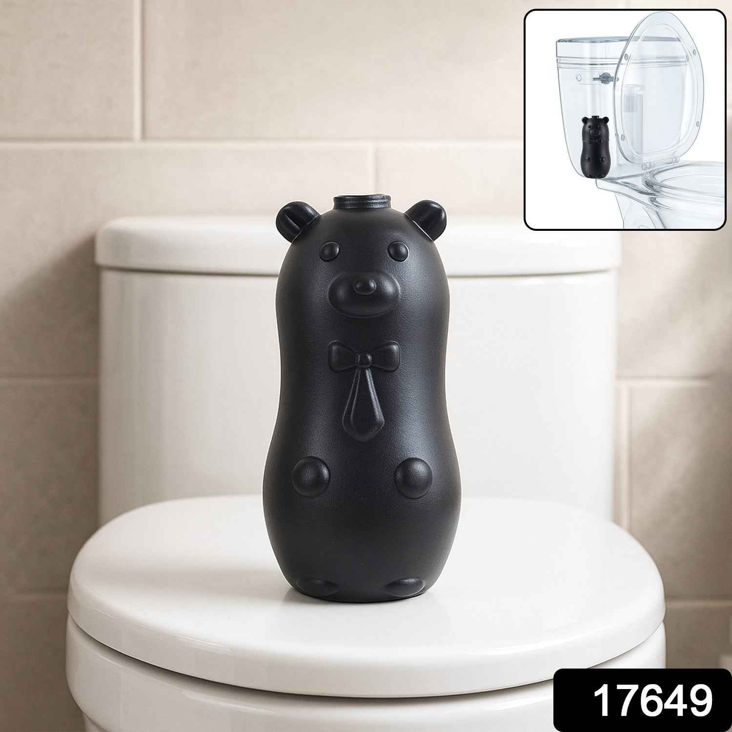 Bear Shaped Toilet Tank Cleaner – Automatic Flush Freshener