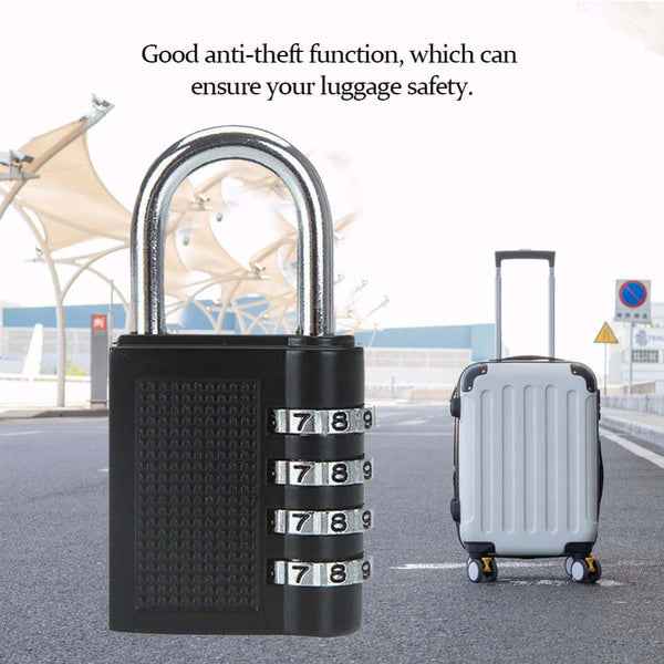 4-Digit Combination Padlock – Secure Portable Lock | Indo Glow