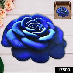 3D Rose Floor Mat – Luxury Anti-Slip Velvet Rug