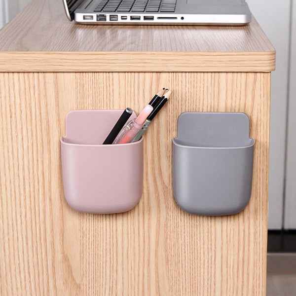 Wall Mounted Phone Holder – Charging & Remote Organizer | PHOBIA