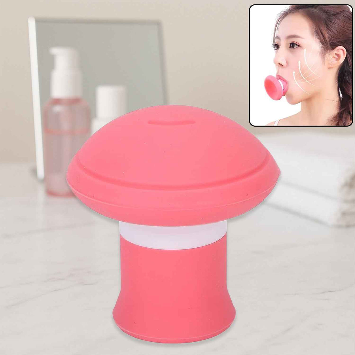 Silicone Facial Jaw Exerciser by Velvet Wellness, designed for a slimmer face.