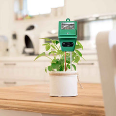 Soil pH Meter – 3-in-1 Moisture & Light Tester | Grow Garden Tools